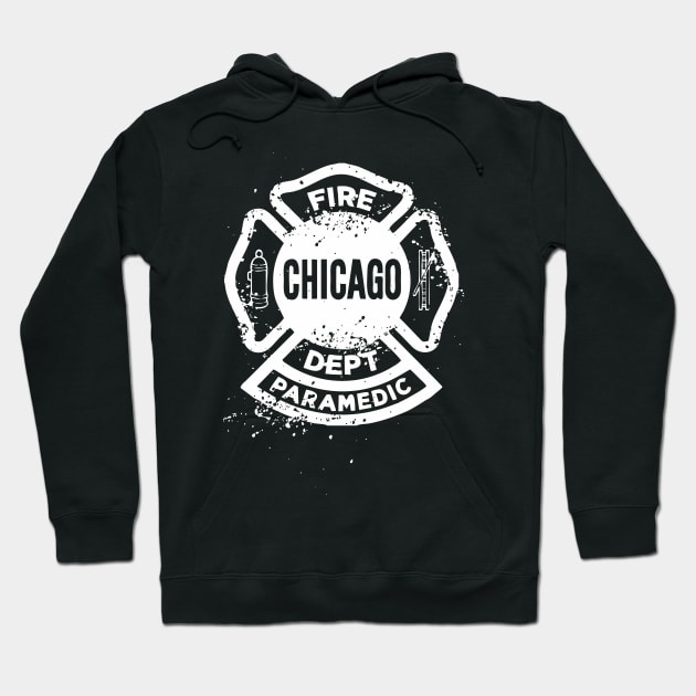 chicago fire merch Hoodie by zildiankarya